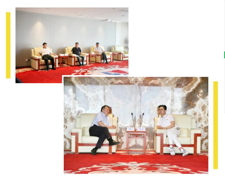 陕西服装工程学院及五零五药业董事长吕明一行到访三亿体育股份