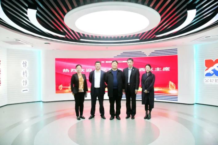 人民美术家、陕西省美术家协会名誉主席王西京莅临三亿股份考察交流